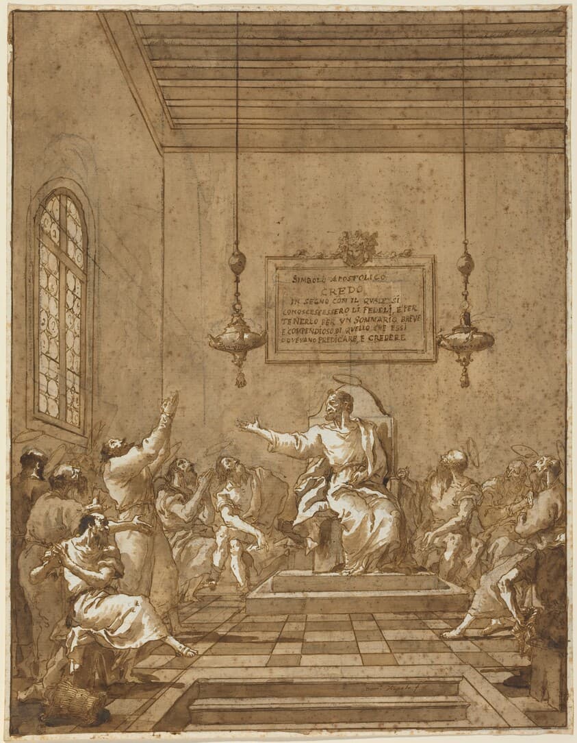 The Apostles' Creed — Giovanni Domenico Tiepolo