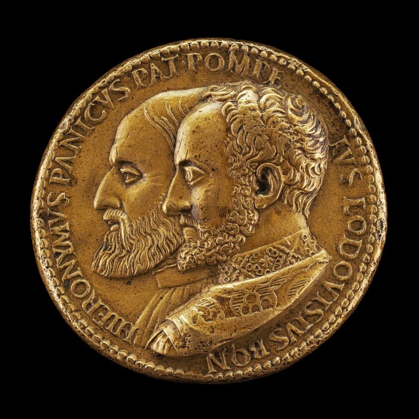 Girolamo Panico, died 1558, and Pompeo Ludovisi, died 1565 [obverse] — Giovanni da Cavino
