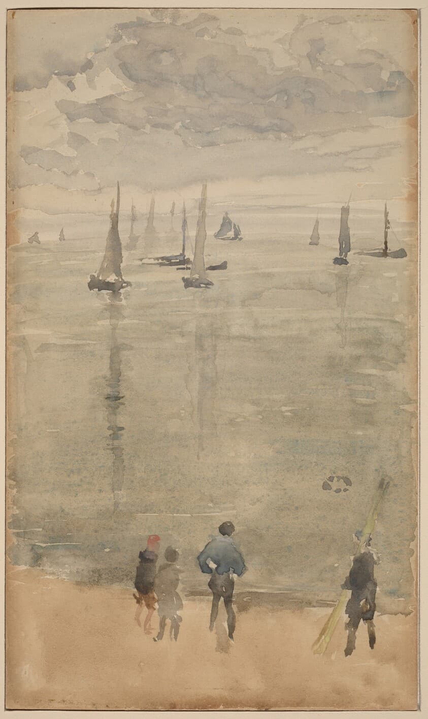 Violet [Note?]...The Return of the Fishing Boats — James McNeill Whistler