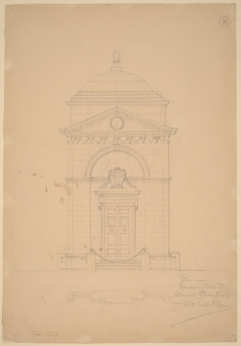 Tomb of Dante, Ravenna — John Russell Pope