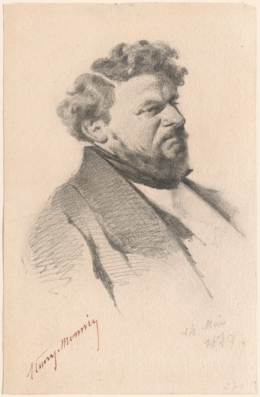 Portrait of a Man — Henry Bonaventure Monnier