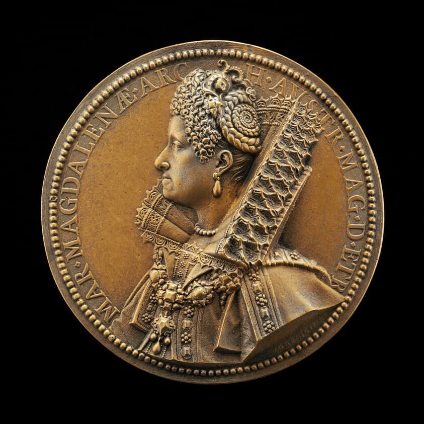 Maria Magdalena, Grand Duchess of Tuscany, Wife of Cosimo II de' Medici 1589 — Guillaume Dupré