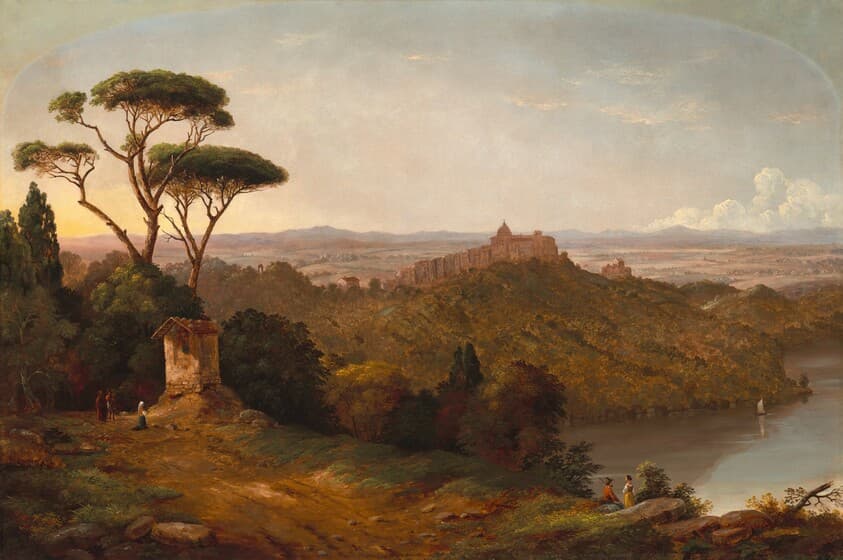 Castle Gondolfo, Lake Albano, Italy — Christopher Pearse Cranch