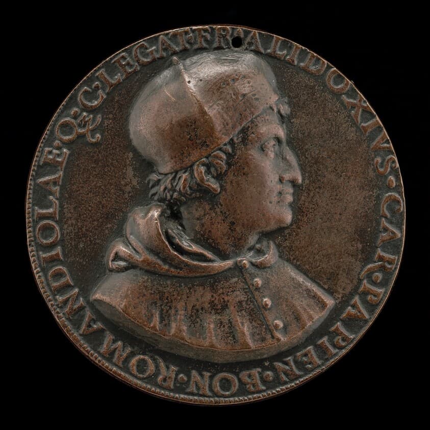Francesco degli Alidosi, c. 1455-1511, Cardinal of Pavia 1505, Legate of Bologna and Romagna 1508 [obverse] — Francesco Francia