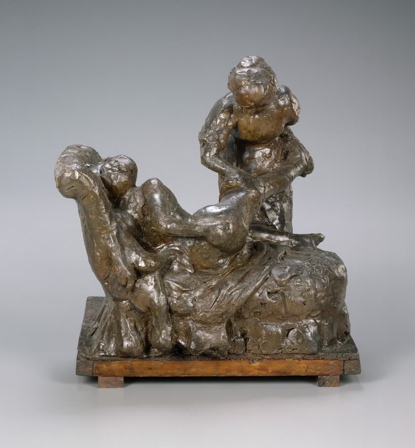 The Masseuse, Group — Edgar Degas