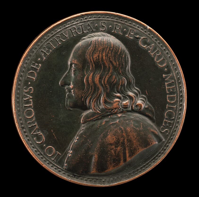 Giovanni Carlo de' Medici, 1611-1663, Cardinal 1644 [obverse] — Antonio Francesco Selvi