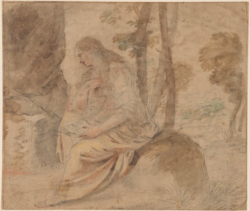 The Penitent Magdalene — Pier Francesco Mola