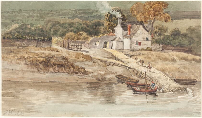 Landing Place near Tintern Abbey — James Ward