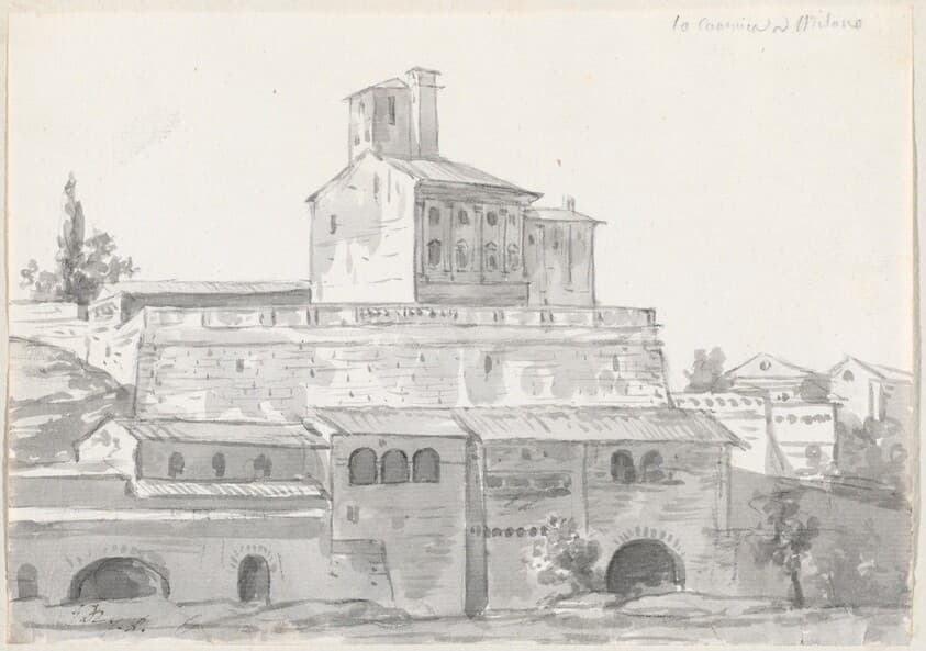 The Canonica of Sant'Ambrogio, Milan — Jacques-Louis David