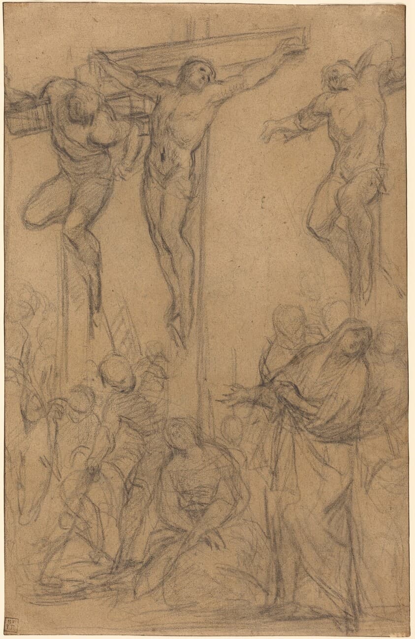 The Crucifixion — Attributed to Giovanni Battista Naldini