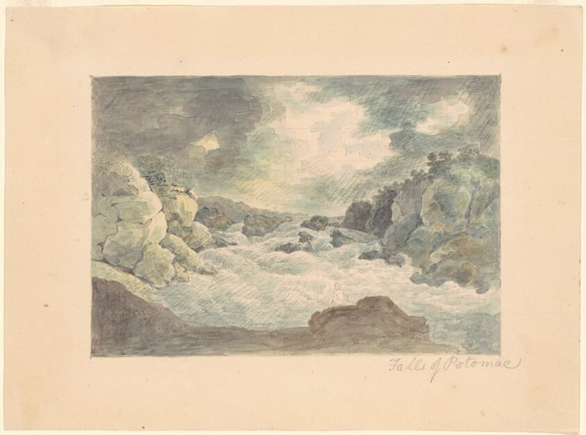 Falls of the Potomac — William Russell Birch