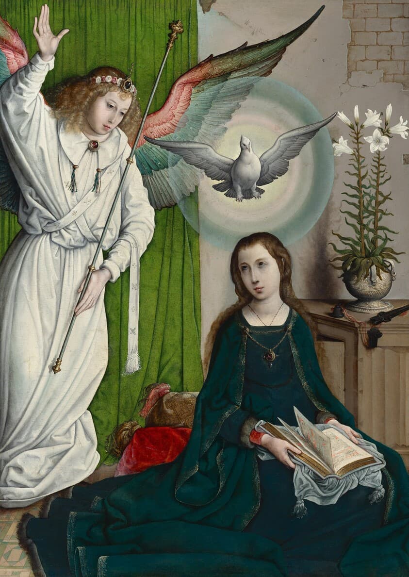 The Annunciation — Juan de Flandes