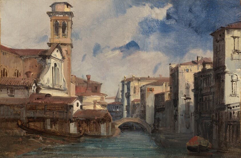 The Church of San Trovaso, Venice — Jules-Romain Joyant