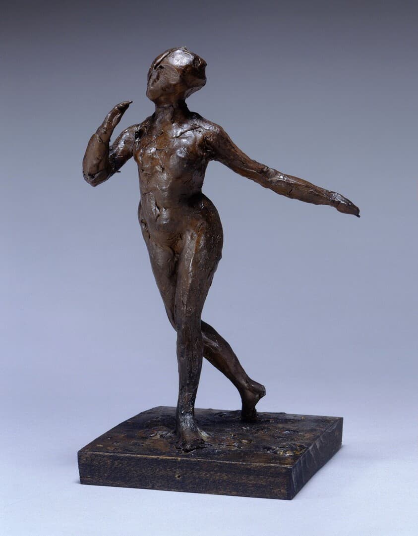 Dancer Bowing (The Curtain Call) — Edgar Degas