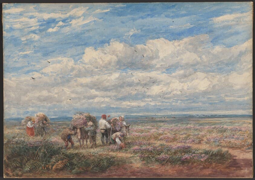 The Heather or Broom Gatherers — David Cox