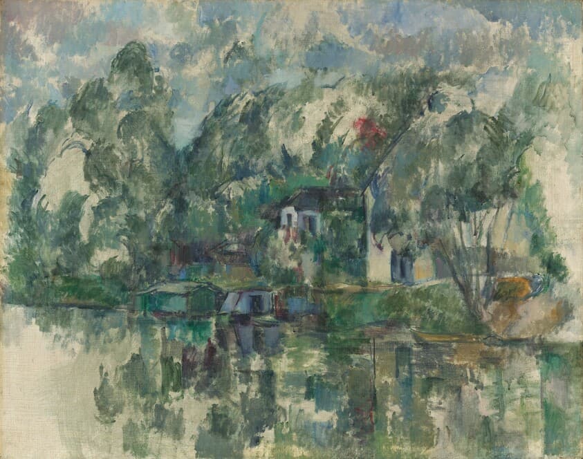 At the Water's Edge — Paul Cezanne