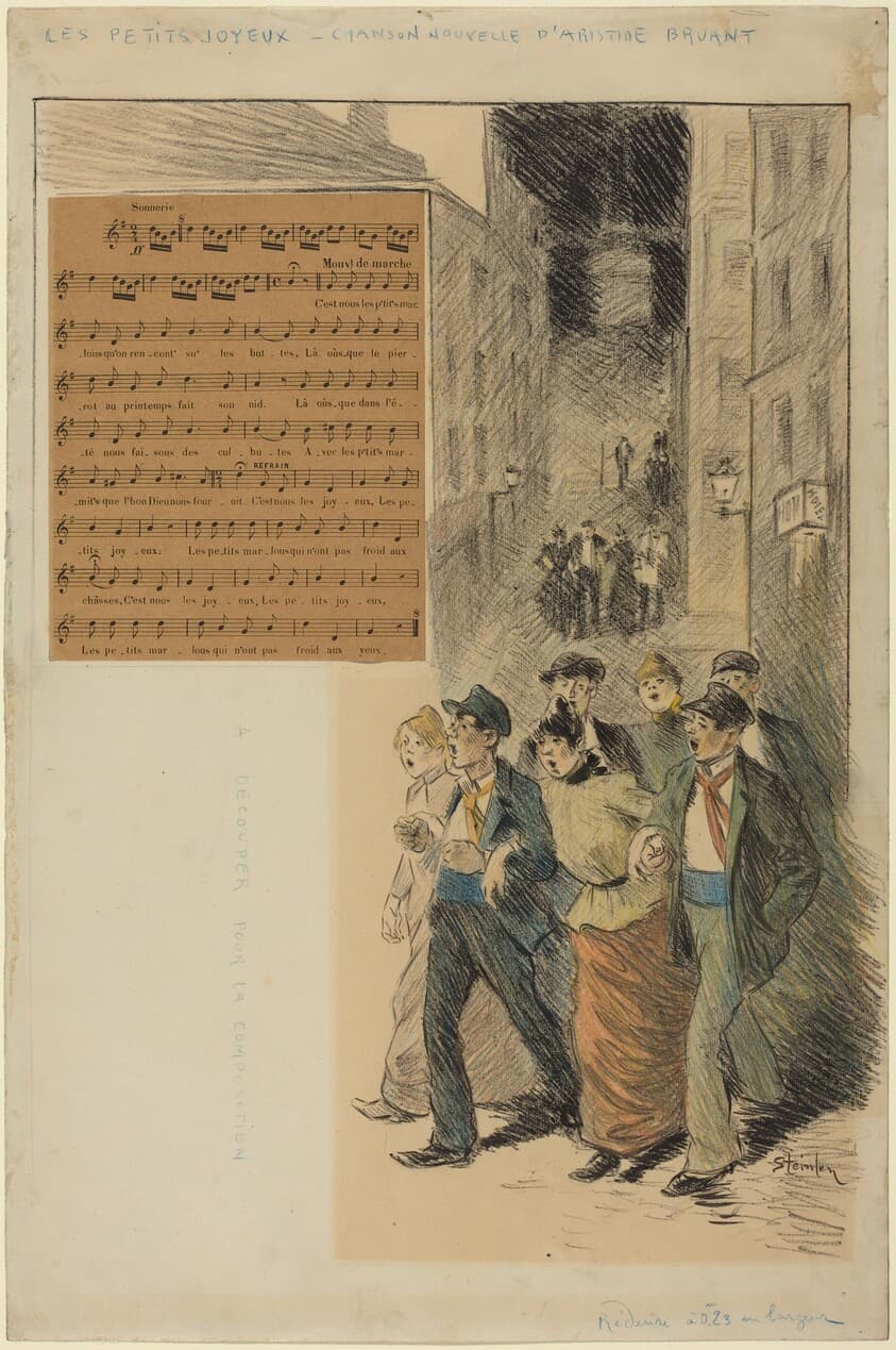 Les petits joyeux — Théophile Alexandre Steinlen