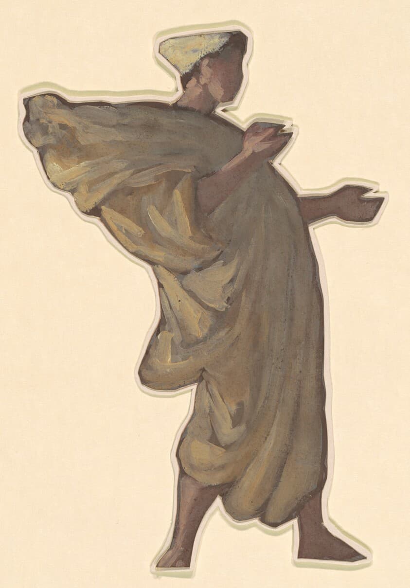 Study for "Greek Girls Bathing" — Elihu Vedder