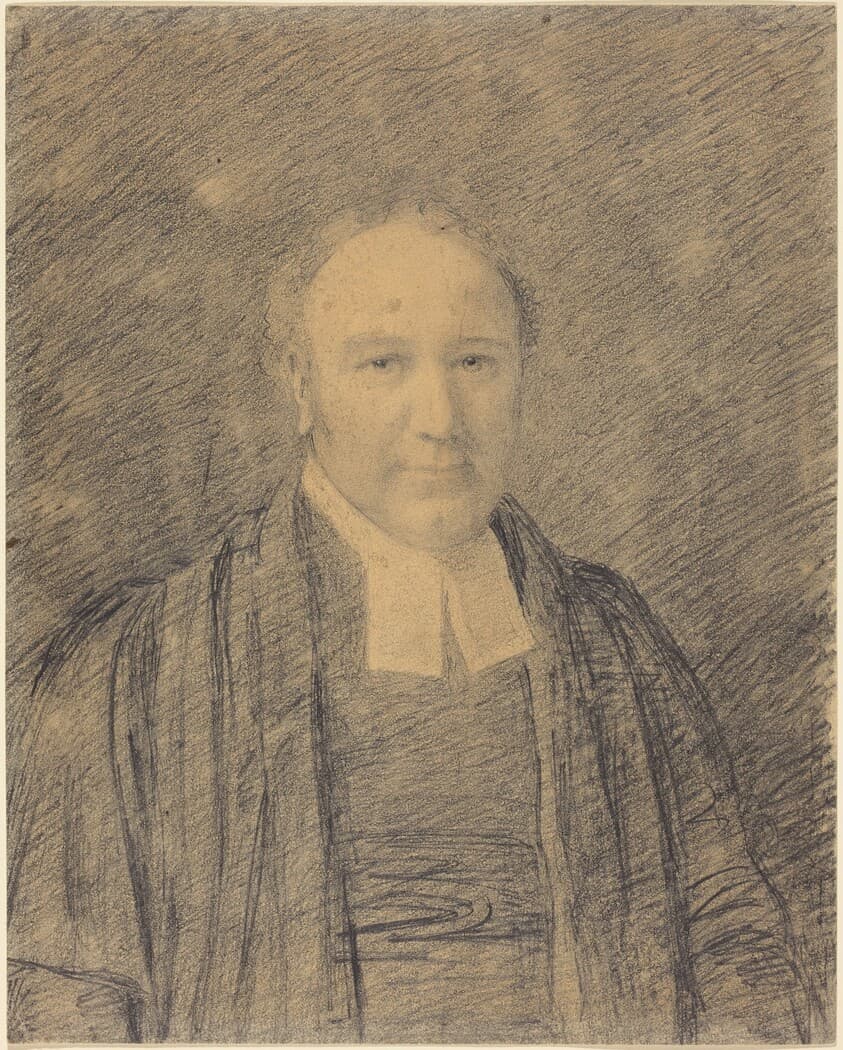 Half-Length Portrait of a Cleric — John Constable