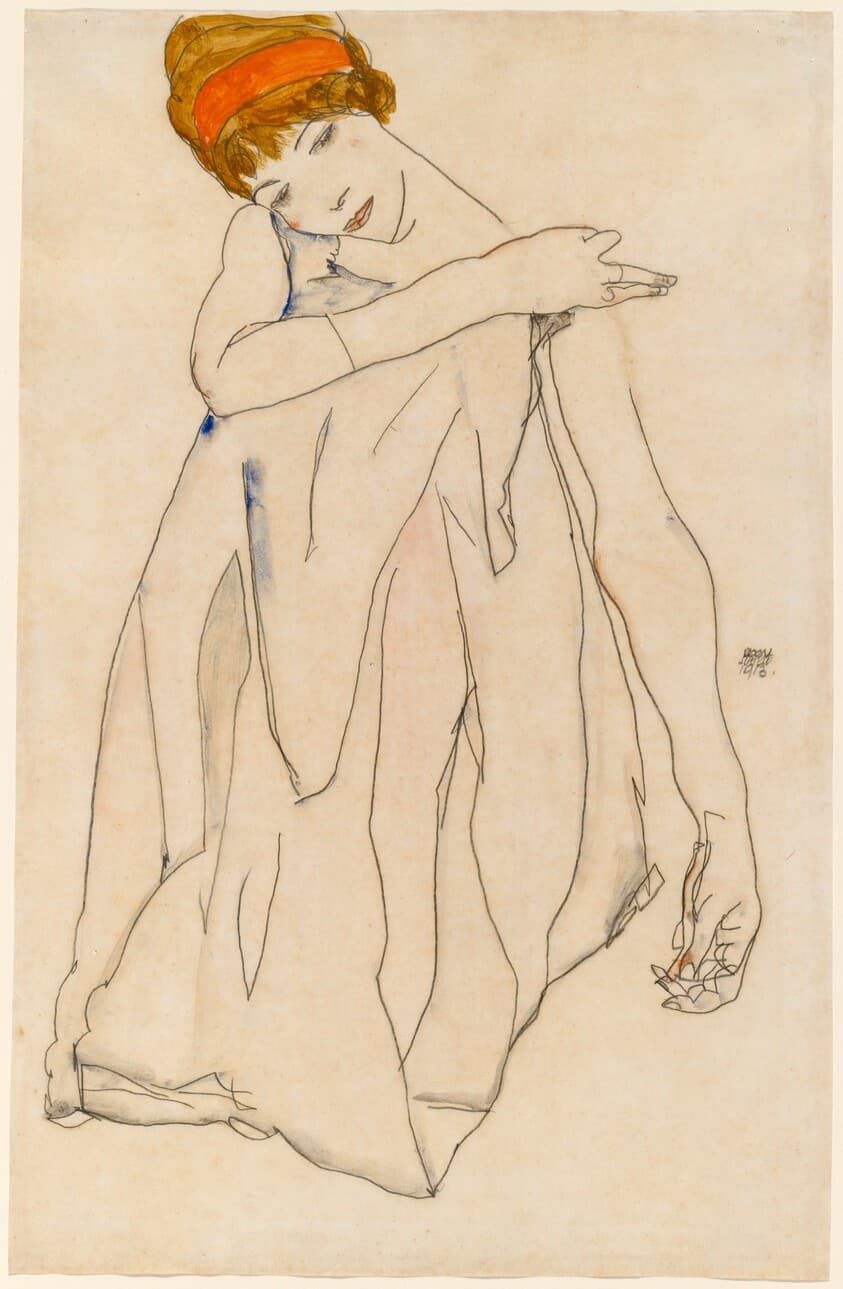 Dancer (Die Tänzerin) — Egon Schiele