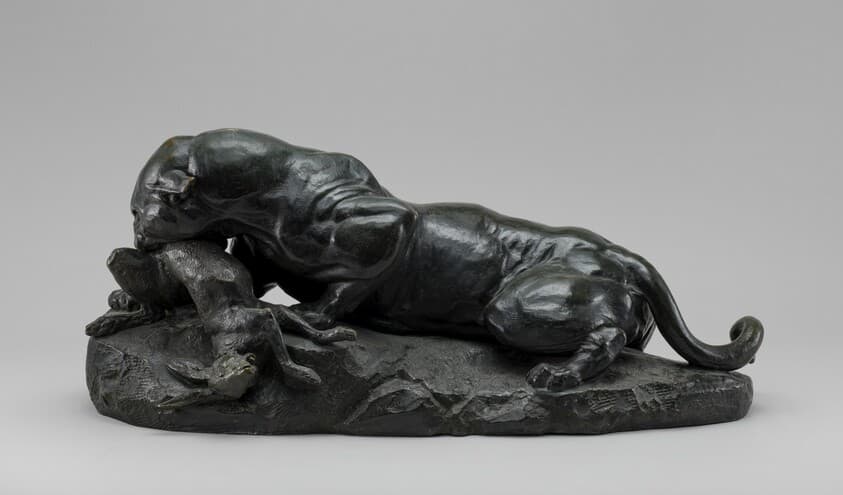 Jaguar Devouring a Hare — Antoine-Louis Barye