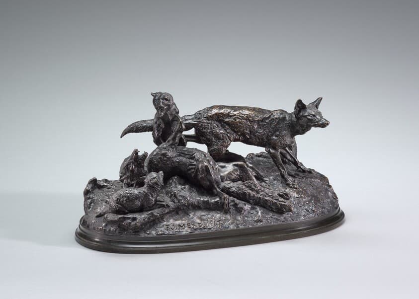 A Family of Foxes — Pierre-Jules Mêne
