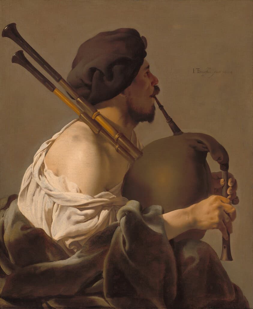 Bagpipe Player — Hendrick ter Brugghen