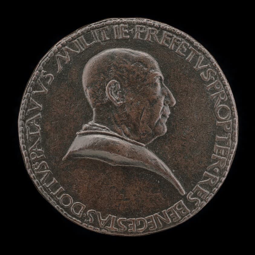 Paolo I Dotti of Padua, General of Militia of Vincenza 1289 [obverse] — Cristoforo di Geremia