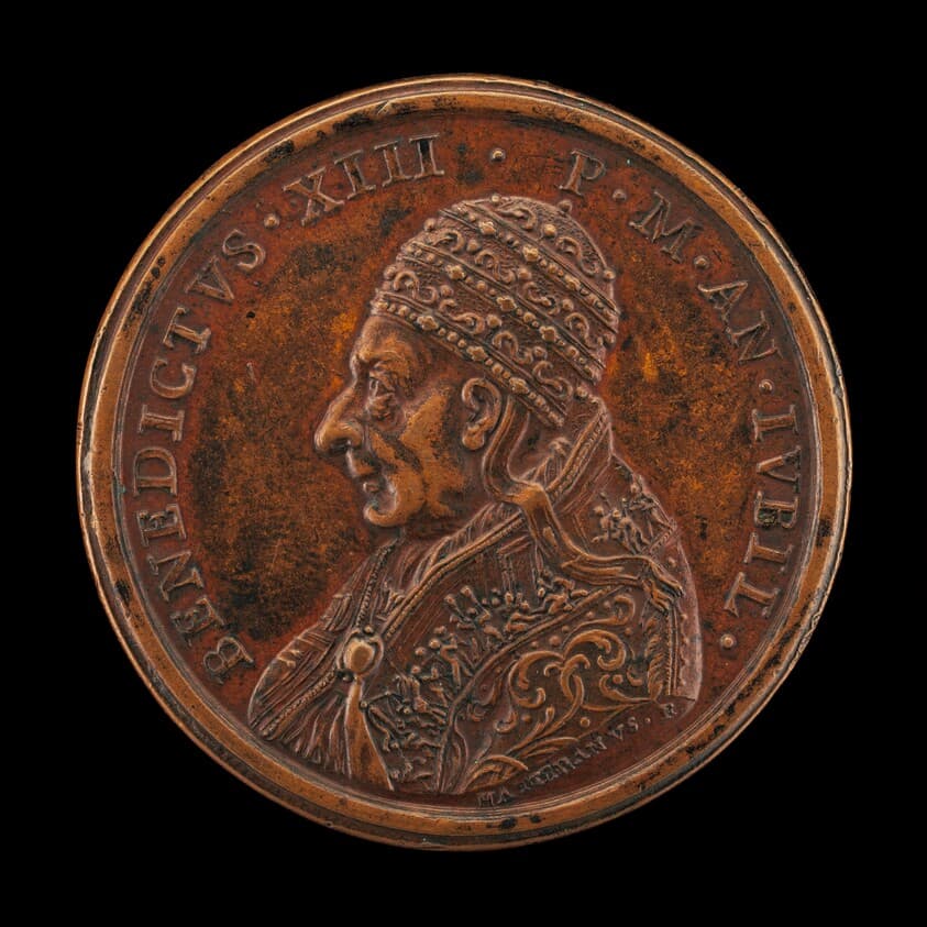 Benedict XIII (Piero Francesco Orsini, 1649-1730), Pope 1724 [obverse] — Ermenegildo Hamerani