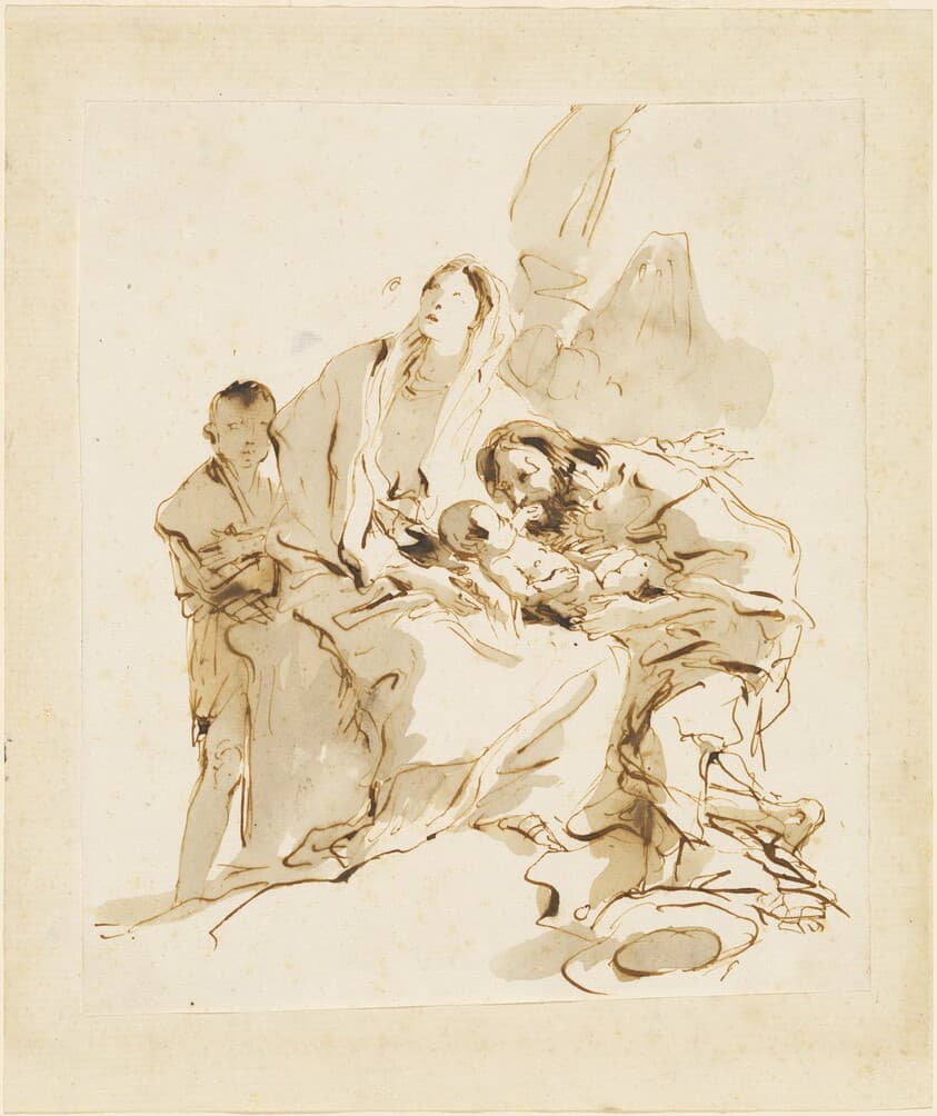 The Holy Family — Giovanni Battista Tiepolo