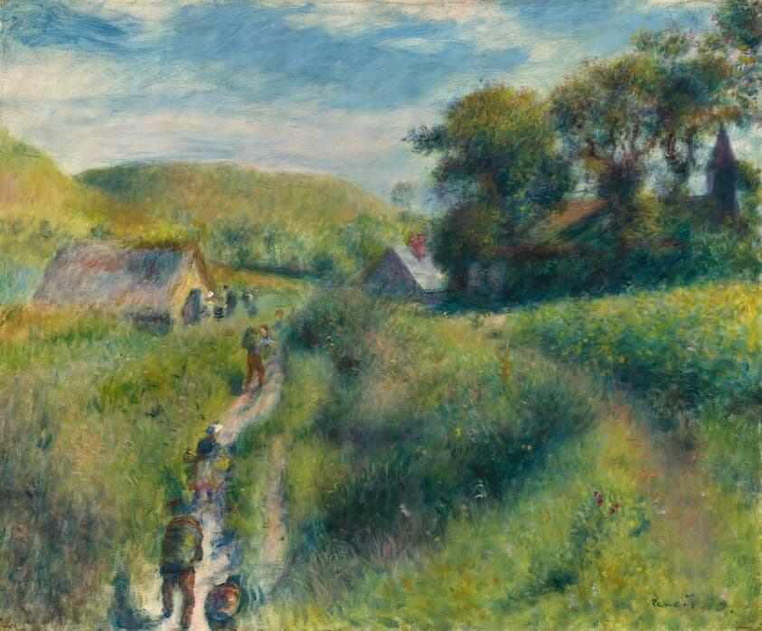 The Mussel Harvest — Auguste Renoir