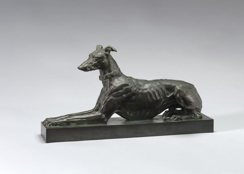 Tom, Algerian Greyhound — Antoine-Louis Barye