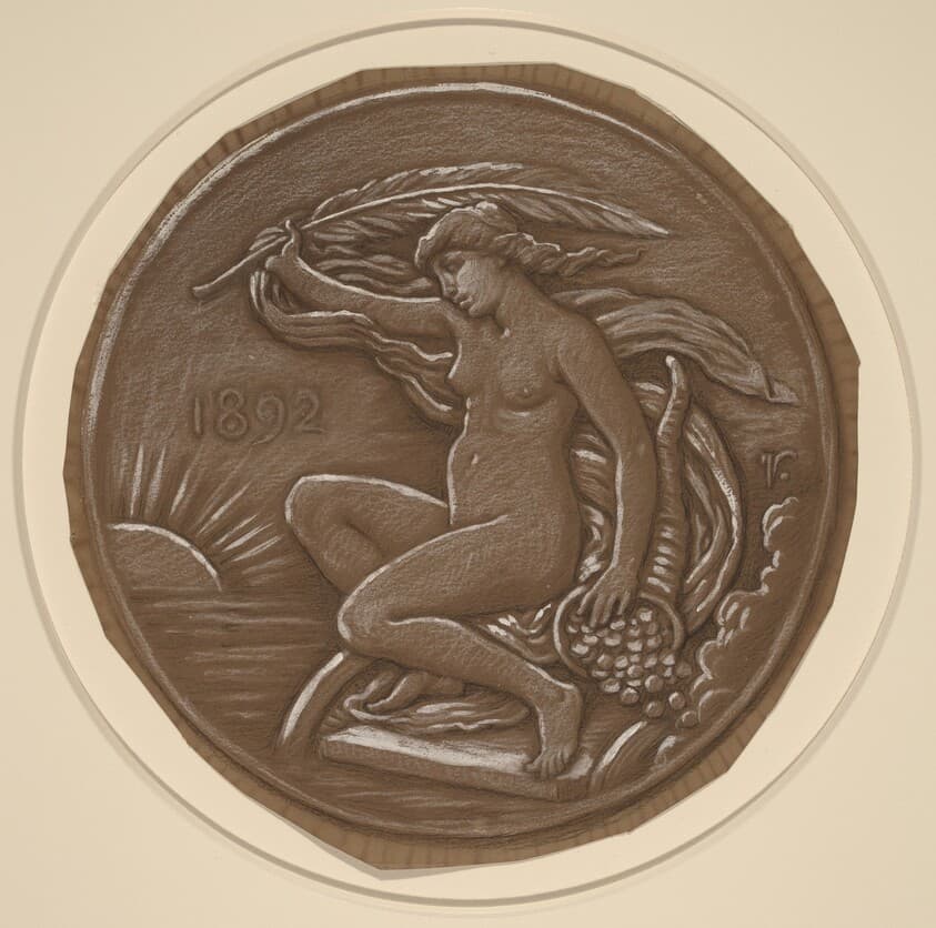 Drawing for Star of Fortune — Elihu Vedder