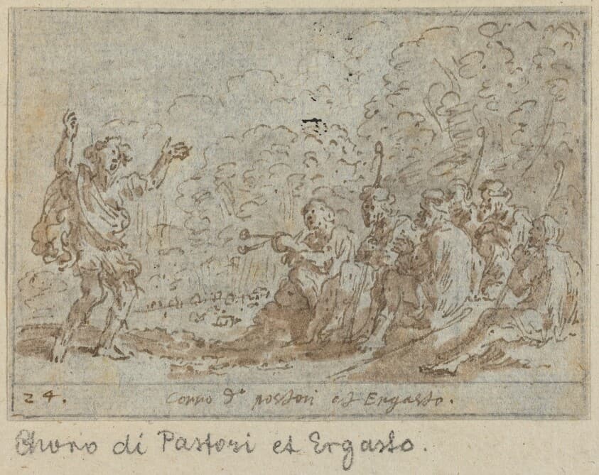 Chorus of Shepherds and Ergasto — Johann Wilhelm Baur