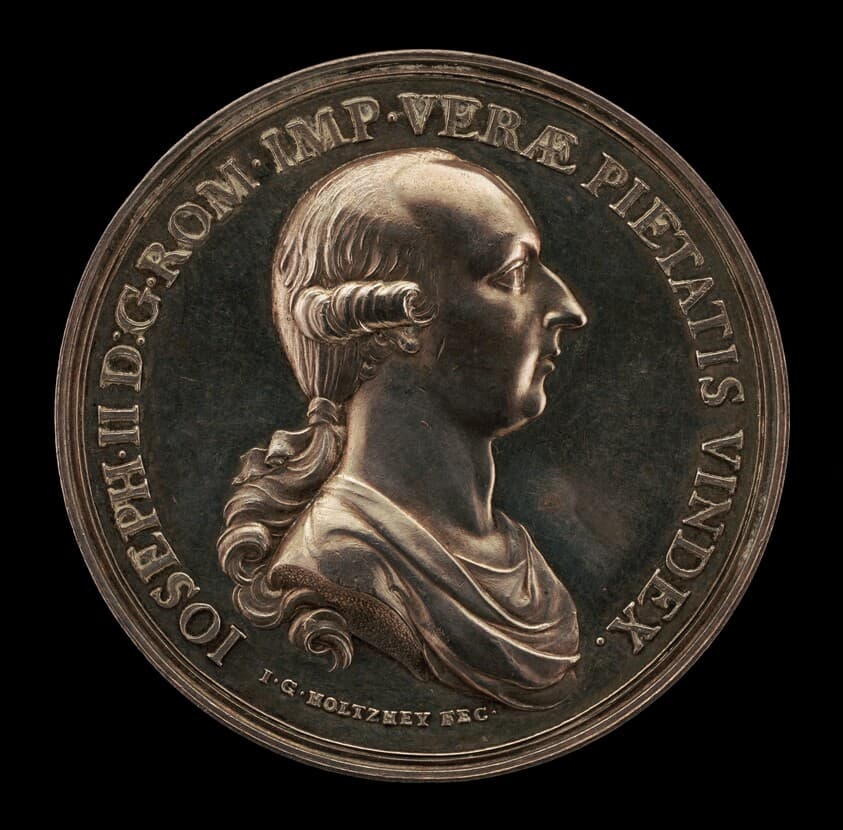 Joseph II, 1741-1790, Holy Roman Emperor 1765 [obverse] — Johann Georg Holtzhey