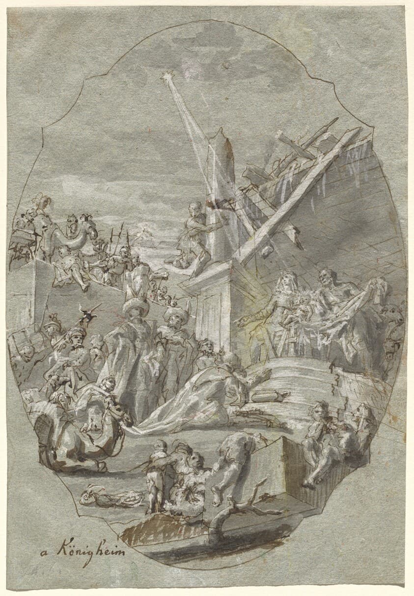 The Adoration of the Magi — Georg Anton Urlaub