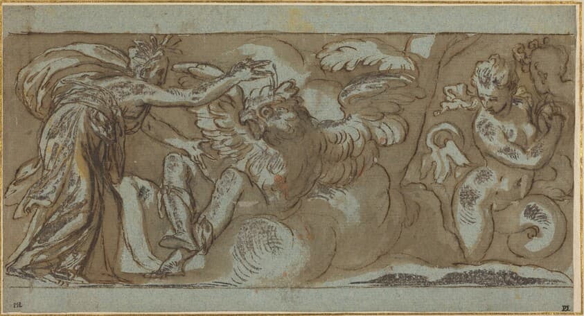 Ceres Changing Ascalaphus into a Bird of Evil Omen — Paolo Farinati