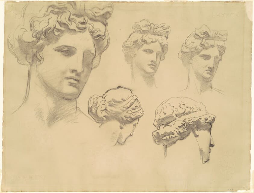 Studies for "Apollo and the Muses" — John Singer Sargent