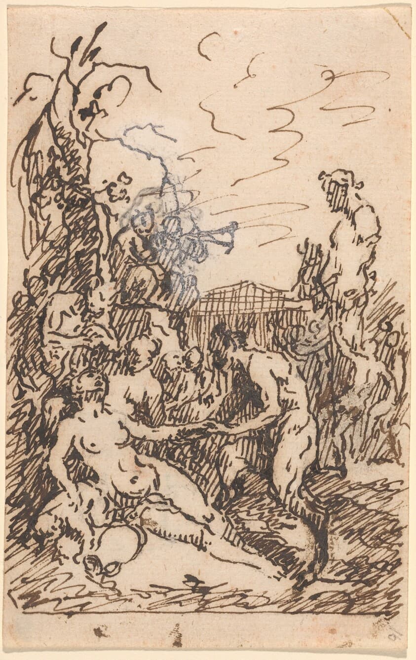Satyrs and Nymphs — Martin Johann Schmidt