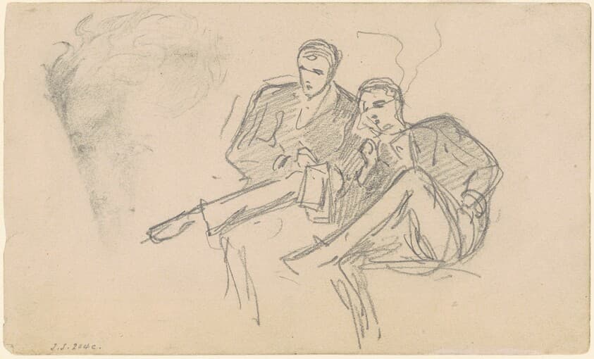 Seated Men — John Singer Sargent