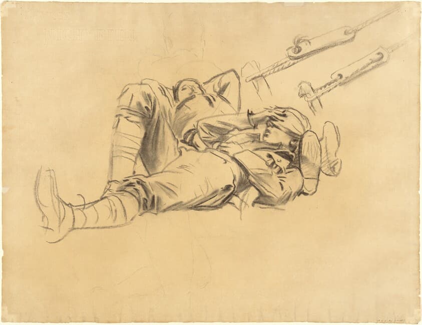 Studies for "Gassed" [recto] — John Singer Sargent