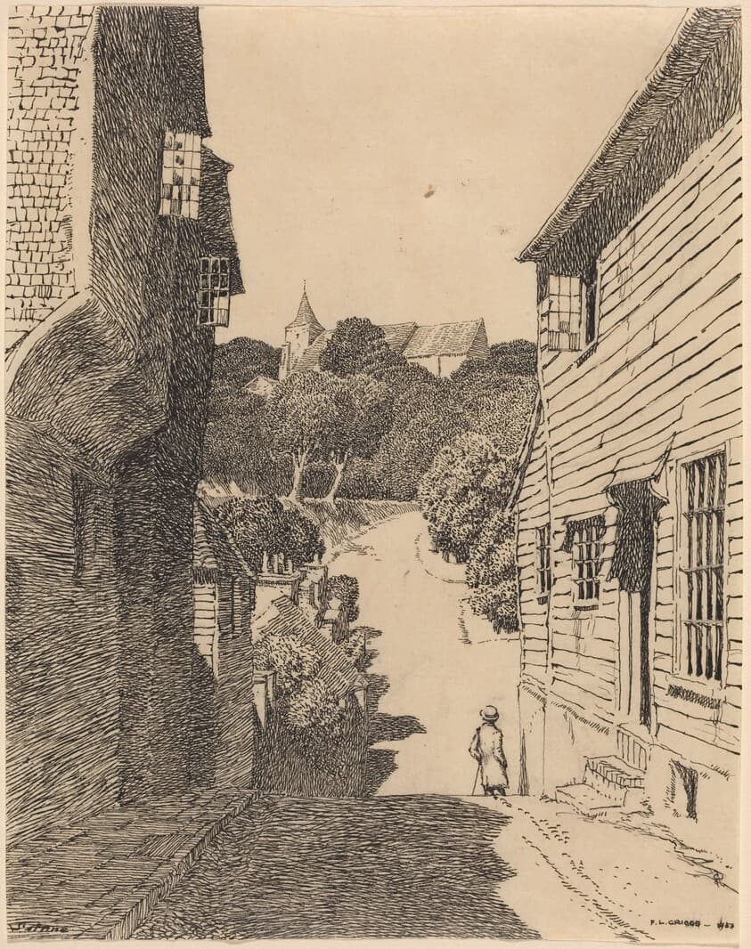 St. Anne's Church from Southover — F.L. Griggs