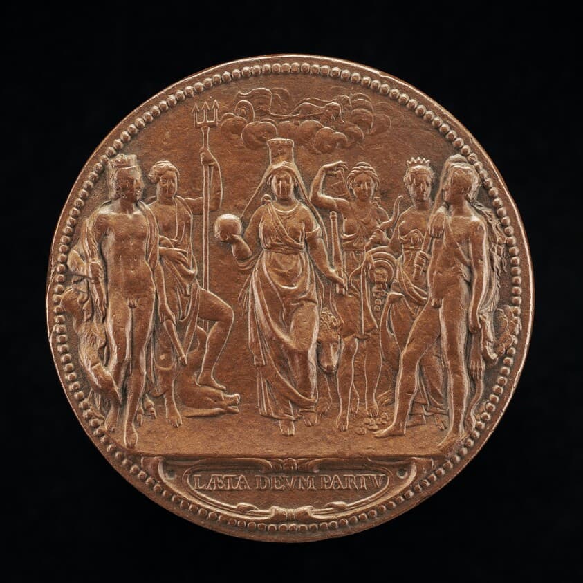 The Queen as Mother of the Gods [reverse] — Guillaume Dupré