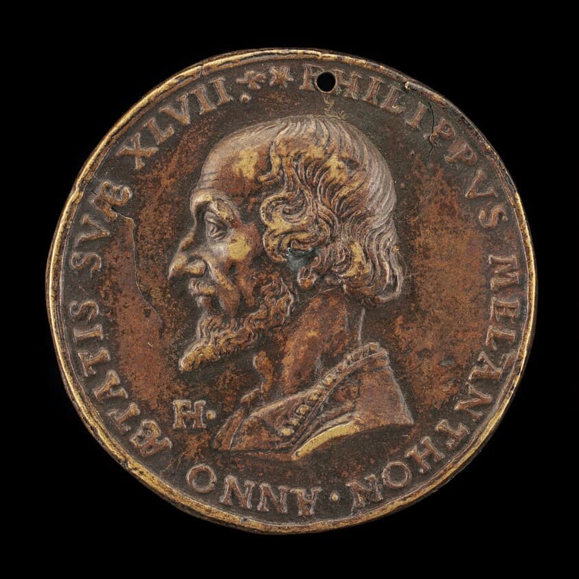 Philipp Melanchthon, 1497-1560, Reformer [obverse] — Friedrich Hagenauer