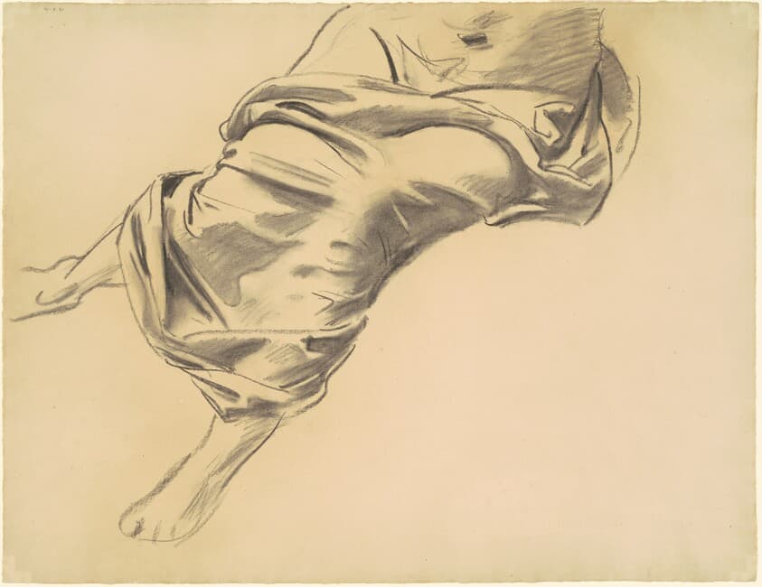 Study of a Draped Figure — John Singer Sargent