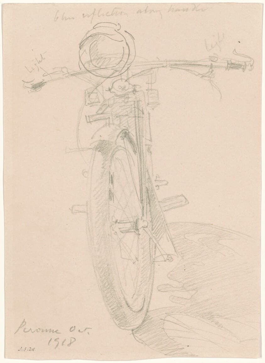 Motorcycle [recto] — John Singer Sargent