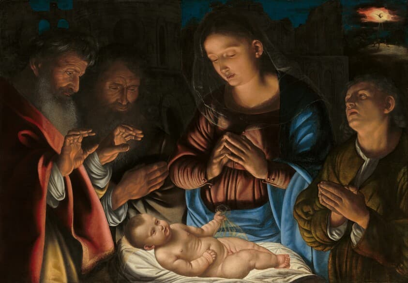 The Adoration of the Shepherds — Giovanni Girolamo Savoldo