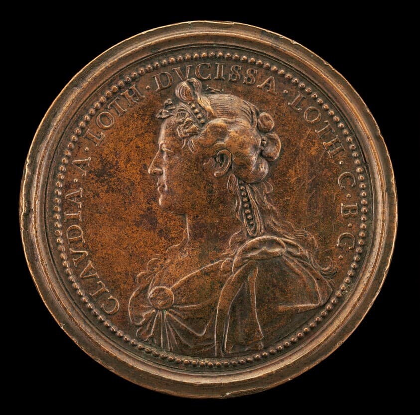 Claudia, 1612-1648, Duchesse de Lorraine 1634 [reverse] — Ferdinand de Saint-Urbain