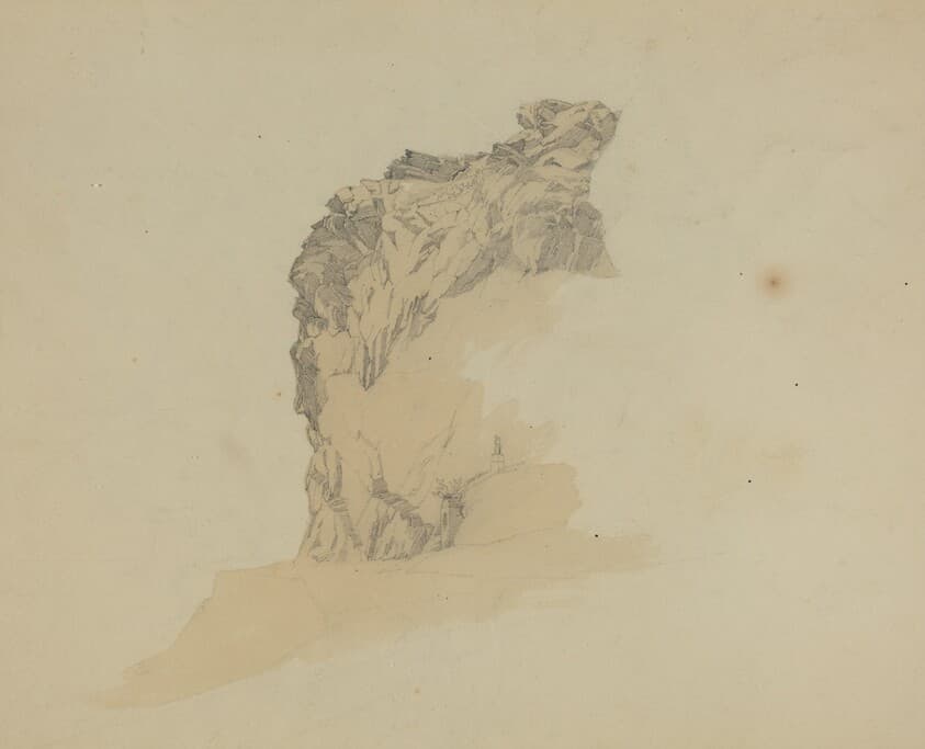 Study of Cliffs — Johann Christian Heerdt