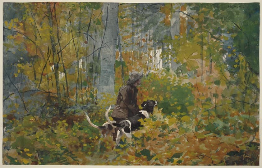 On the Trail — Winslow Homer